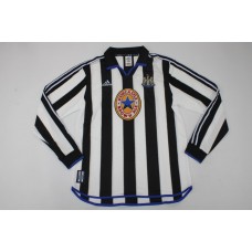 Newcastle 99/00 Home Black&White Long Sleeve Soccer Jersey